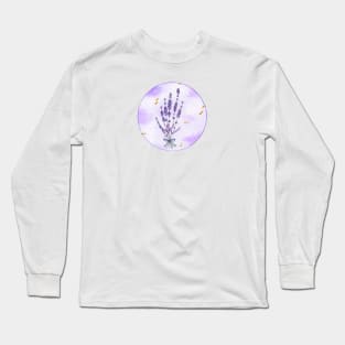 Lavender circle Long Sleeve T-Shirt